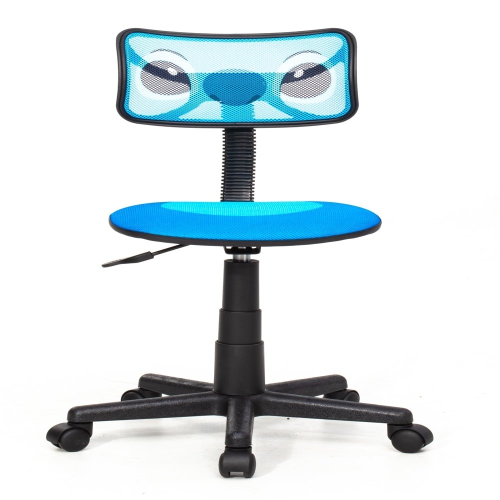 Lilo and Stitch Swivel Mesh Desk Chair, Blue, 21 x 23 x 35 - as picture