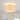 French Country Beige Fabric Drum Linen Cage Semi Flush Ambient Light - 13.8 Inches