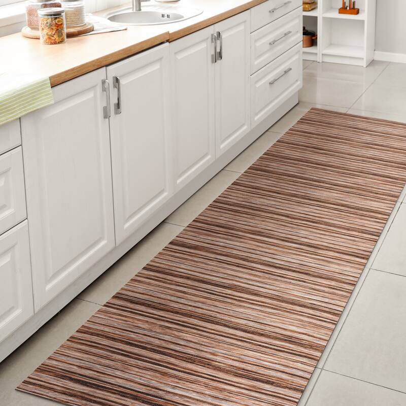 JONATHAN Y Alanya Modern Farmhouse Pinstripe Area Rug