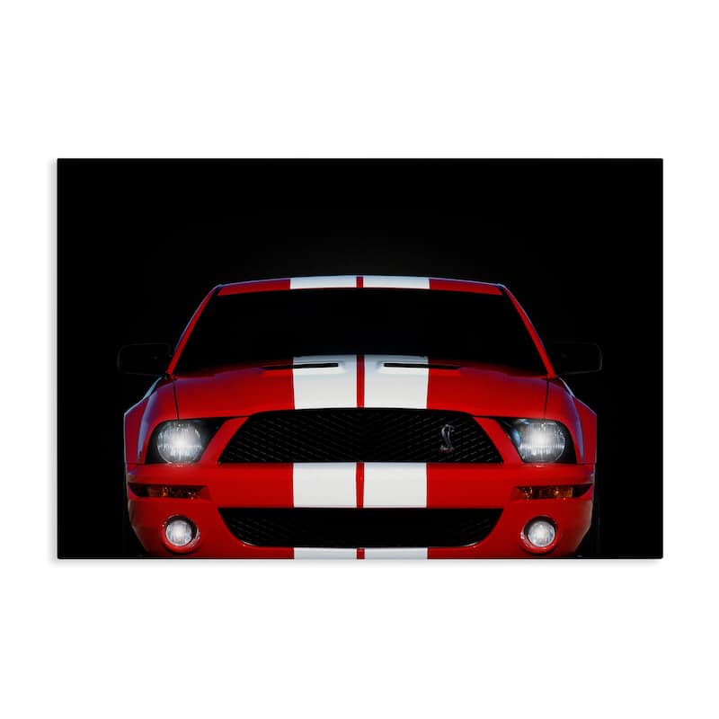 Stupell Iconic Red Sports Car Canvas Wall Art Design By Mark Rogan - 24 x 16