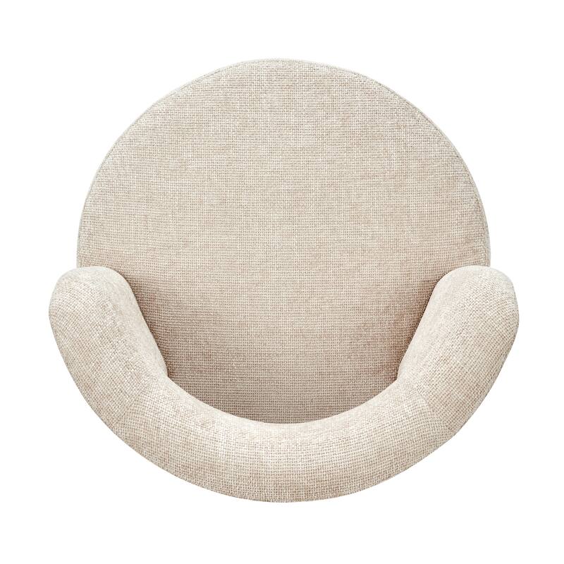 NPD Furniture Jazzlyn Chenille Swivel Accent Chair