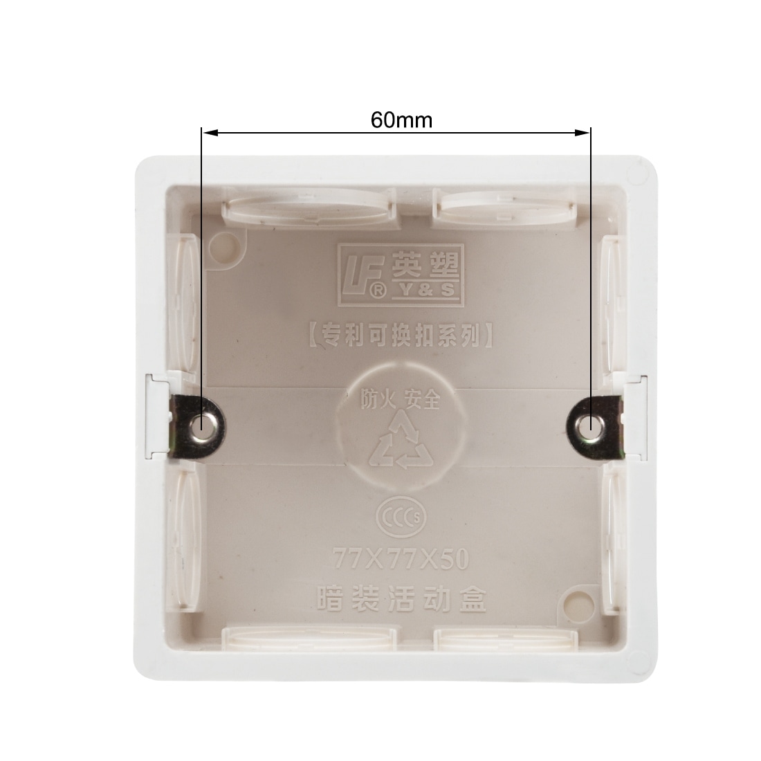 Details about   Wall Switch Box Deep Case Recessed Mount 86 Type Single Gang White 87*87*42 1pcs