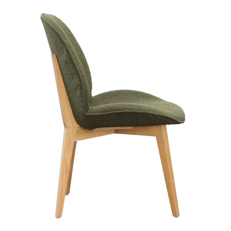 Auburn Upholstered Dining Chair, Olive Green