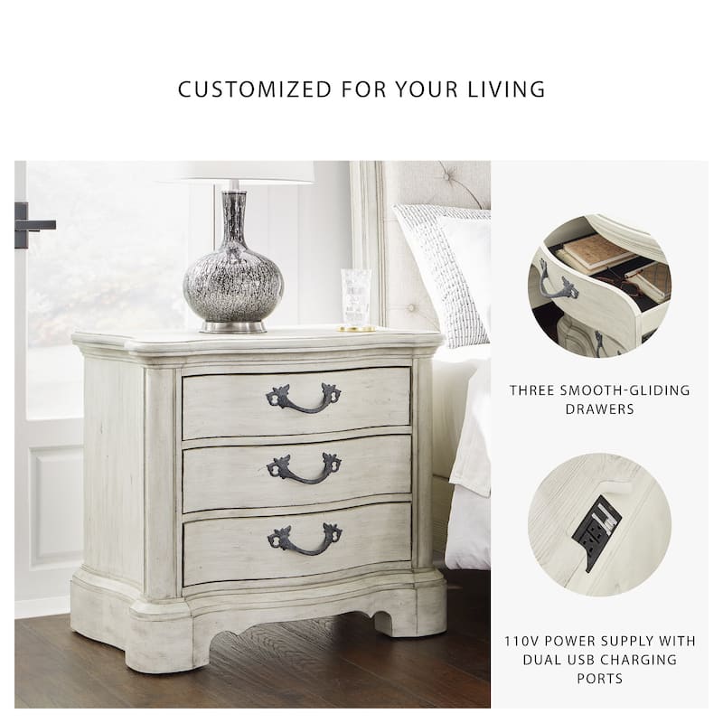Signature Design by Ashley Arlendyne Antique White Nightstand