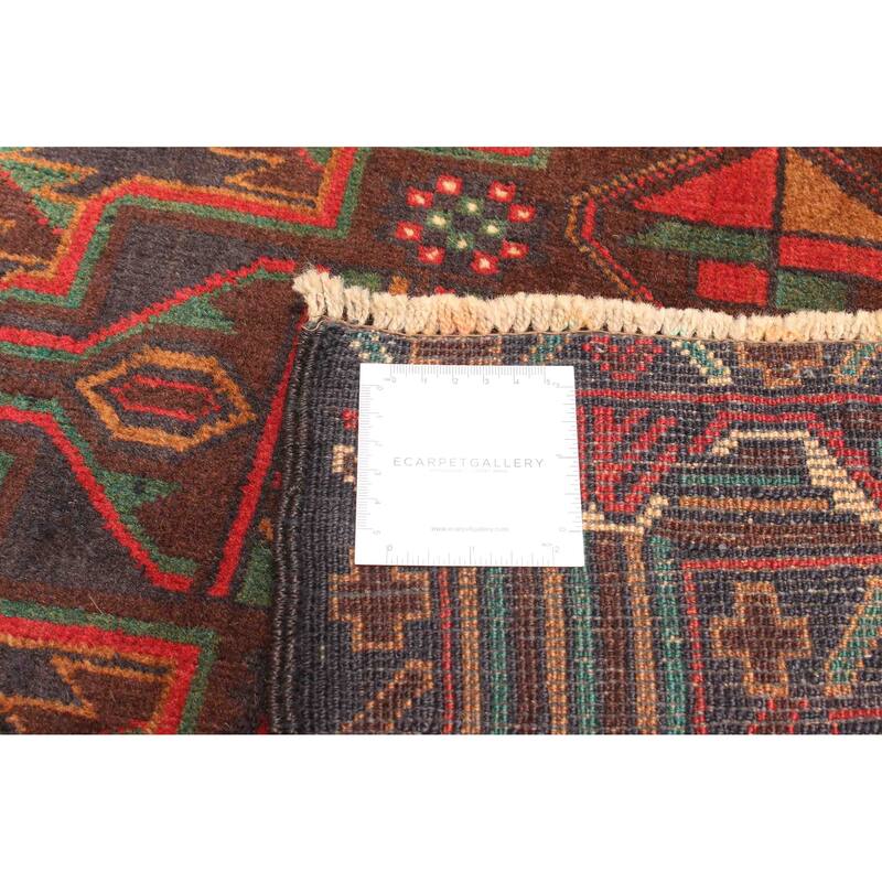 ECARPETGALLERY Hand-knotted Teimani Dark Navy Wool Rug - 3'1 x 5'1