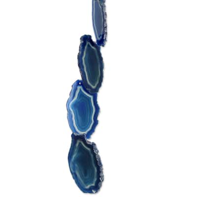 NOVICA Handmade Agate Ocean Mysteries Mobile (Brazil)