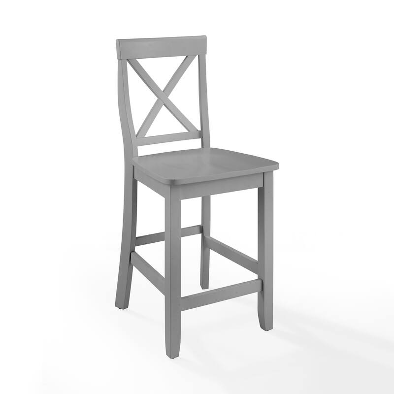 Crosley X-Back 2Pc Counter Stool Set - 21 "W x	44 "D x 11 "H