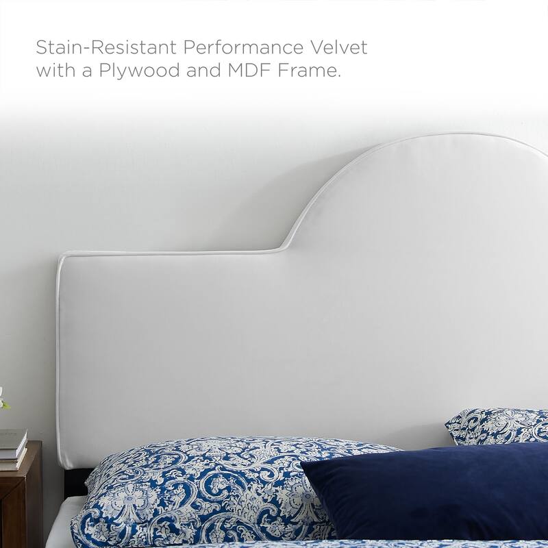 Soleil Performance Velvet King Bed