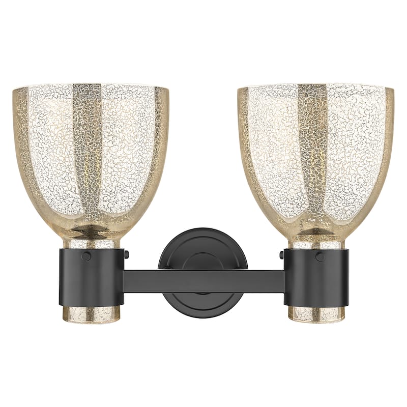 Innovations Lighting Downtown Urban - Lawton Bell - 2 Light 16" Wall-Mounted Bath Vanity Light