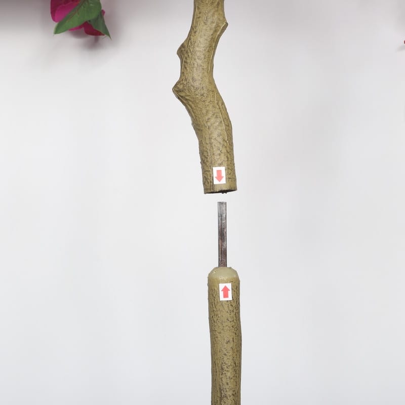 6FT Artificial Bougainvillea Tree in Black Pot - Lifelike Indoor Faux Plant for Home Decor