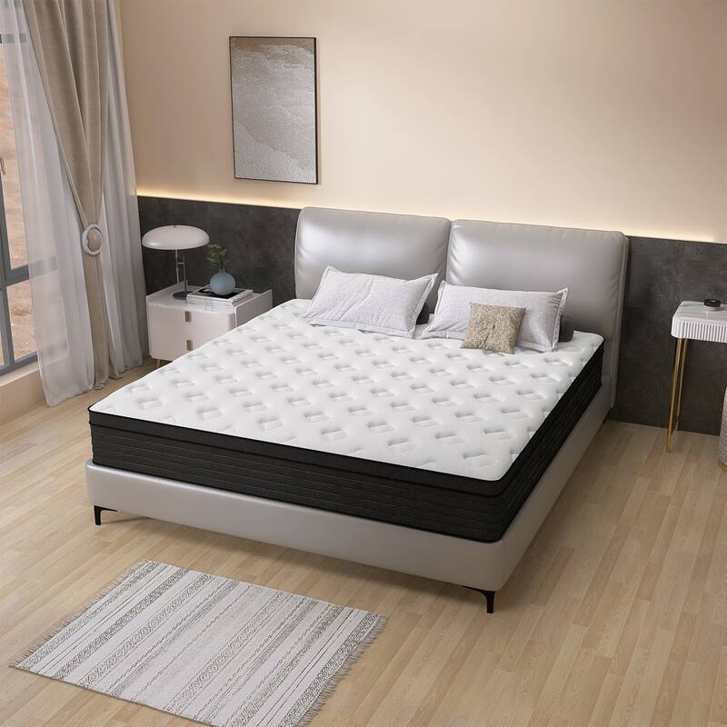 CHEVNI 14" Pillow Top Medium Pocket Spring Hybrid Twin Mattress
