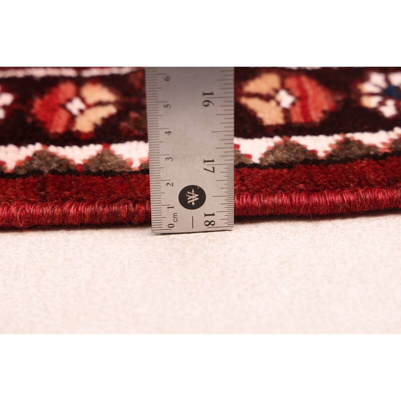 ECARPETGALLERY Hand-knotted Kayseri Vintage Dark Red Wool Rug - 5'6 x 10'2