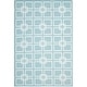 preview thumbnail 19 of 29, Martha Stewart by SAFAVIEH Square Dance Wool/ Banana Silk Rug 6' x 9' - Geyser Blue - Rectangle