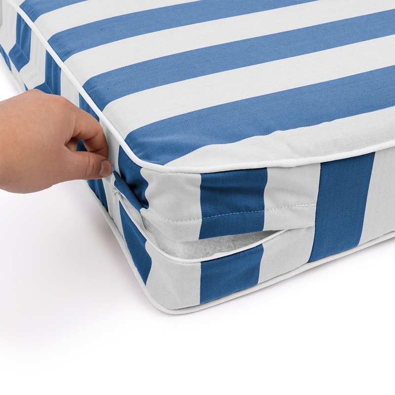Sherry Kline Indoor/Outdoor Cabana Stripe Deep Seat Cushion (Seat & Back)