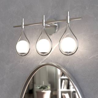 22.5" Bathroom Vanity Light, 3-Light Wall Sconce