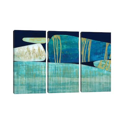 iCanvas "Blue Ridge" by Jane Monteith 3-Piece Canvas Wall Art Set