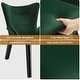 preview thumbnail 16 of 92, Upholstered Wingback Armchair Leisure Accent Chair, Single - 40.55" H x 28.34" W x 33.1" D