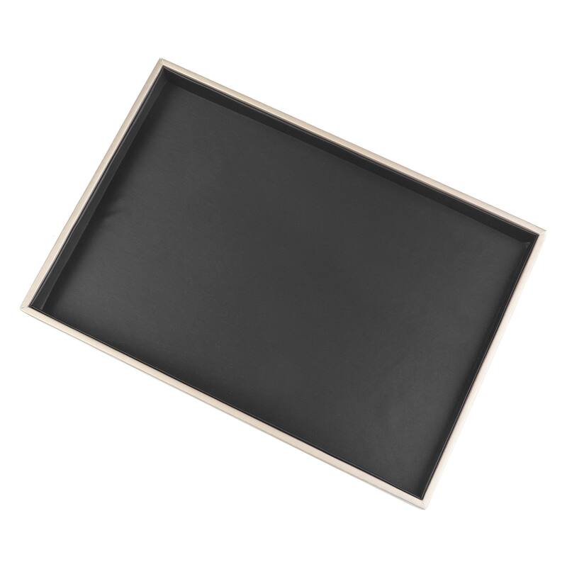 PU Leather Jewelry Organizer Trays with Removable Dividers for Drawers, Jewelry Organizer Drawer Inserts Container Storage