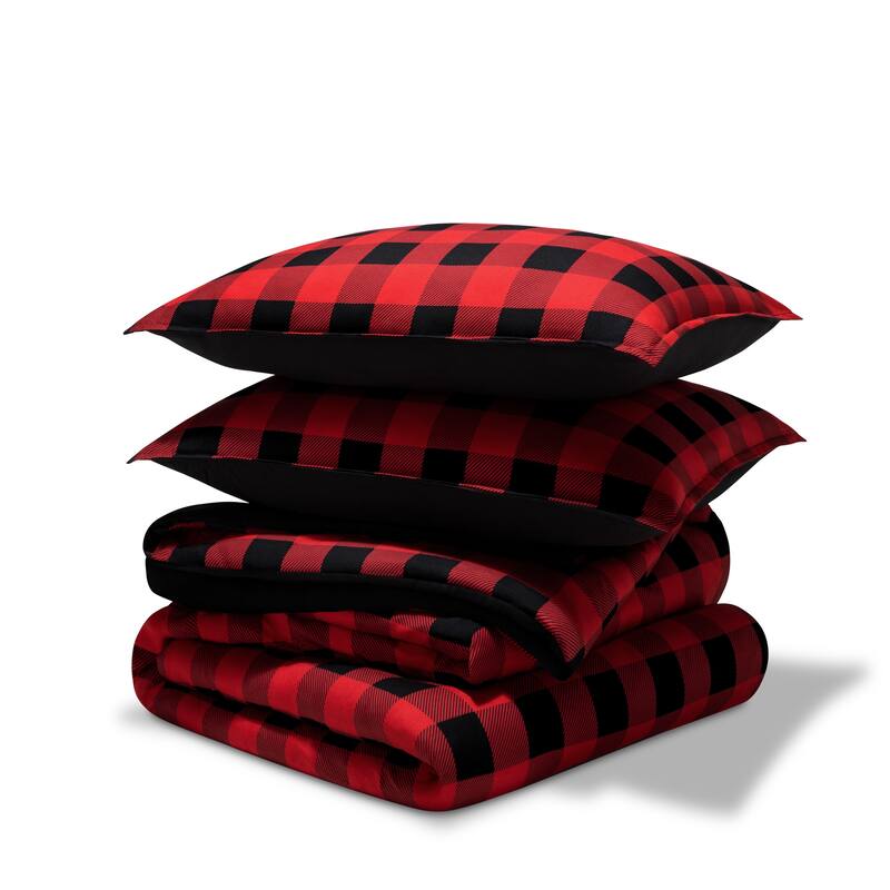 Bare Home Down Alternative Track Stitch Comforter Set