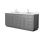 Option Dark Gray / Giotto Quartz Top / Brushed Nickel