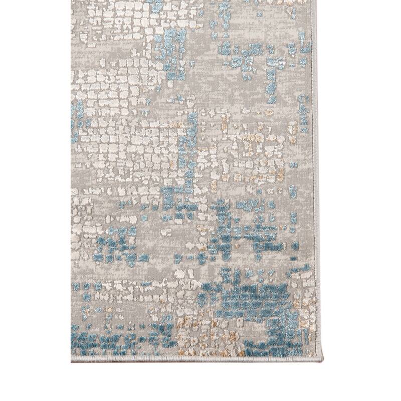 The Gray Barn Longleat Modern Abstract Polyester Blend Area Rug