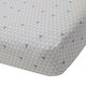 preview thumbnail 5 of 6, Lambs & Ivy Signature Elephant Tales Blue/Gray/White Stripe 4-Piece Nursery Baby Crib Bedding Set