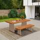 Option Brown+Dining Set