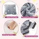 preview thumbnail 16 of 15, Flannel Kids Sofa Bed with Glow Patterns and Foldable Lounger Design - Mattress: 66" × 26" × 4" (L × W × H)