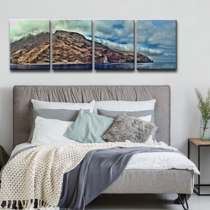 Ready2HangArt 'Guadeloupe Island' 4-Piece Wrapped Canvas Wall Art Set