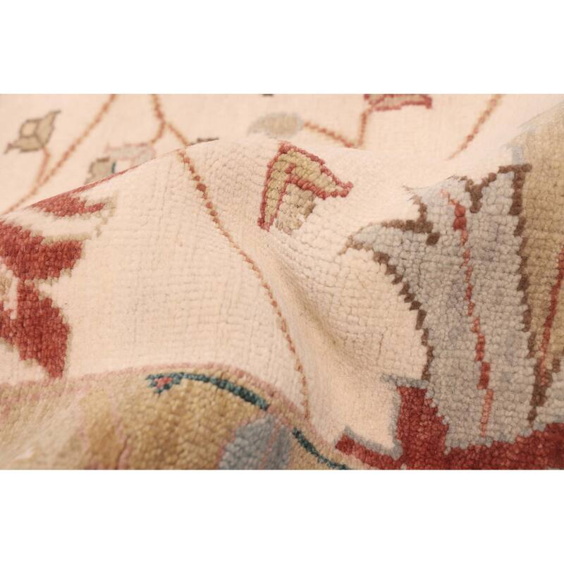 ECARPETGALLERY Hand-knotted Jules Serapi Ivory Wool Rug - 10'1 x 13'9