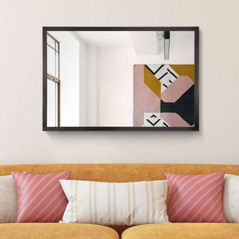 Contempo Stainless Steel Gold Wall Mirror