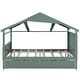 preview thumbnail 41 of 89, Skylight House Kids Bed Frame with Trundle Bed