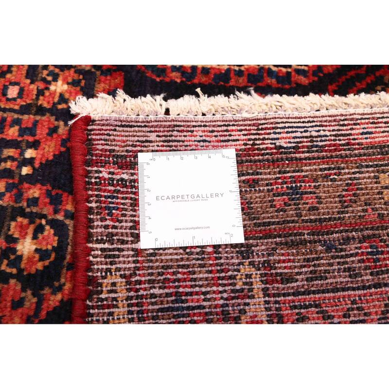 ECARPETGALLERY Hand-knotted Andelz Dark Navy Wool Rug - 3'9 x 9'11