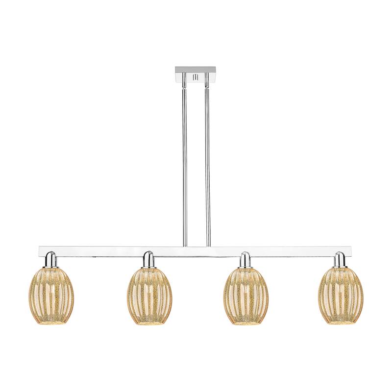 Innovations Lighting 716-4I-12-48 Preston Linear Preston 4 Light 48" - Polished Chrome / Mercury