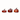 Transpac Glass 8.25 in. Orange Autumn Pearlescent Pumpkins Set of 3