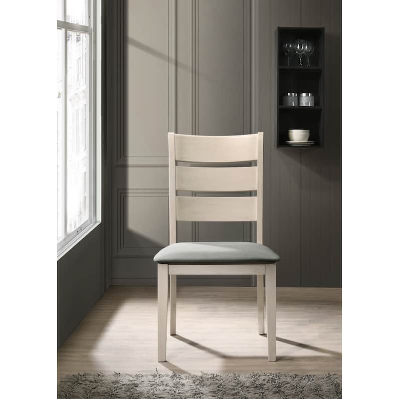 Talon 7-piece Dining Table and Chair - 6 Chairs Only - Antique Grey