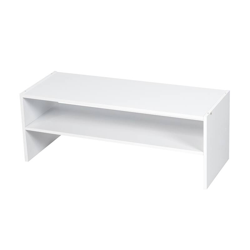 Costway 3 PCS Stackable Shoe Rack 31-Inch Horizontal Organizer 2-tier - See Details