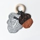 preview thumbnail 3 of 2, Wee Gallery Crinkle Teether - Acorn