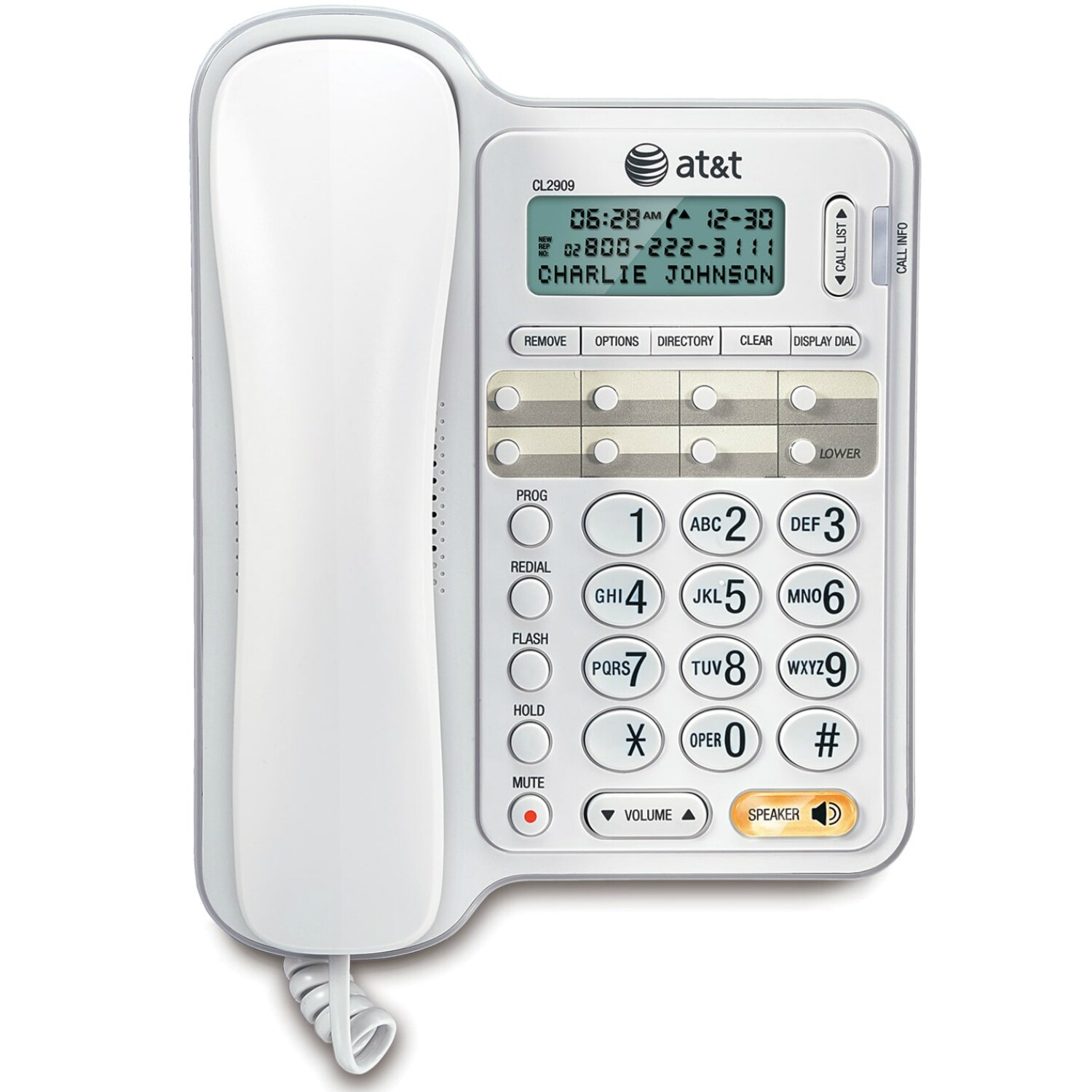 Shop At Ta Cl2909 Single Line Desk Speakerphone With Caller Id