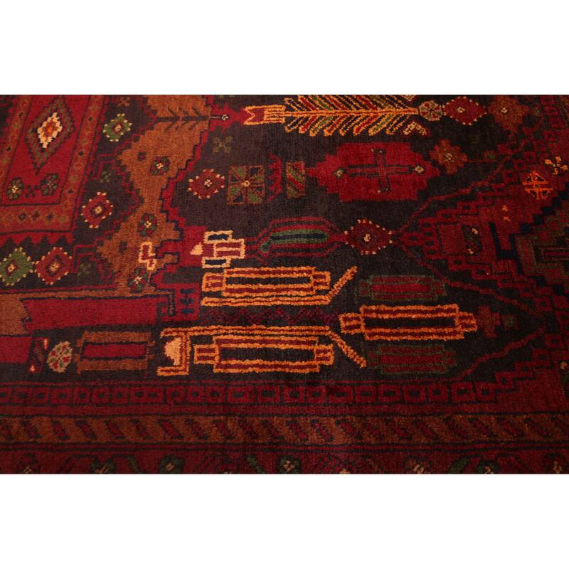 ECARPETGALLERY Hand-knotted Teimani Black, Red Wool Rug - 4'0 x 6'4