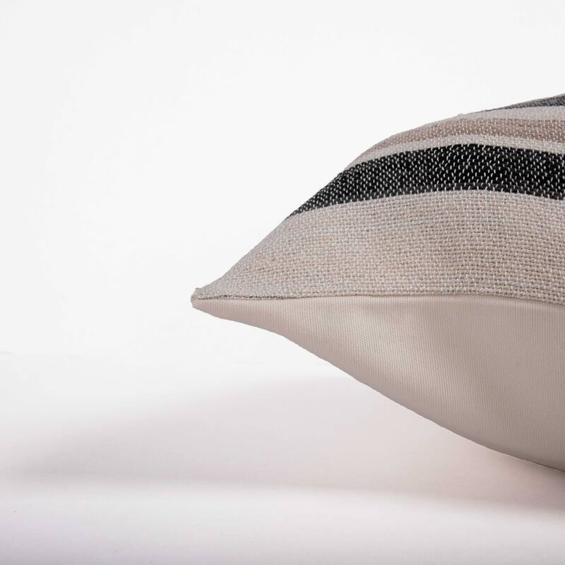 Rizzy Home Stripe Modern Industrial Throw Pillow