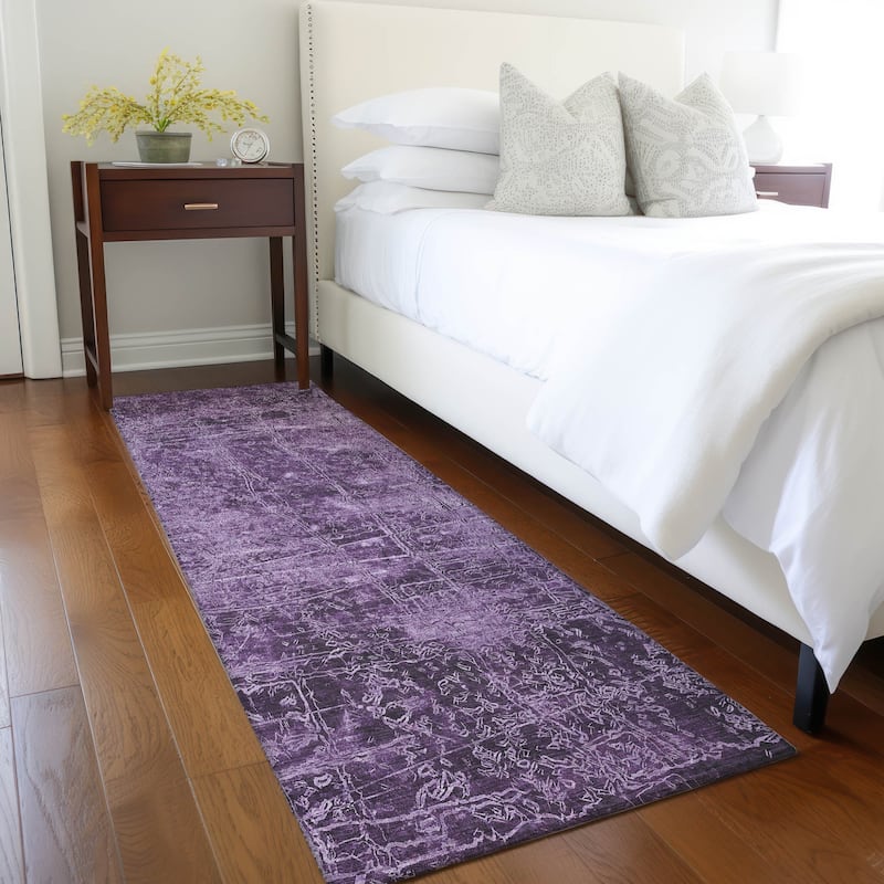 Almisi Artistic Abstract Weather Resistant Blended Style Outdoor Rug