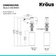preview thumbnail 12 of 15, Kraus Kitchen Soap Dispenser