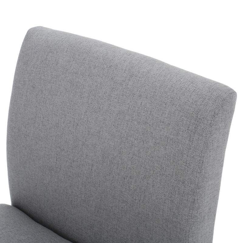Kassi Contemporary Fabric Slipper Accent Chair by Christopher Knight Home - 22.50" L x 29.50" W x 32.00" H