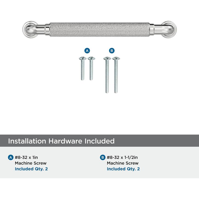 Amerock BP37683 Collet 5-1/16" Center to Center Knurled Handle Cabinet