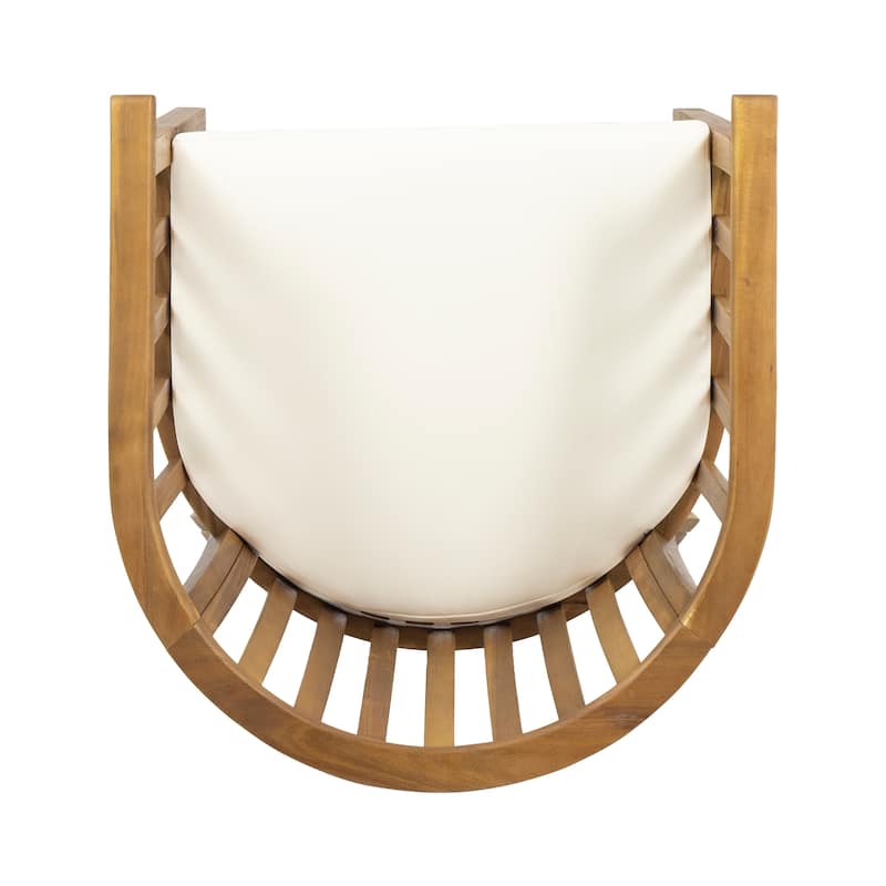 Exquisite Outdoor Wooden Dining Chairs with Cushions