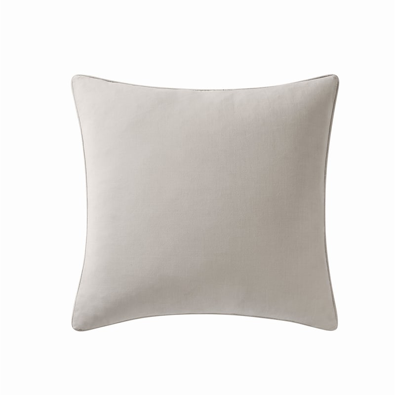 Brooklyn Loom Matte Cotton Velvet Decorative Pillow - Grey - 20x20