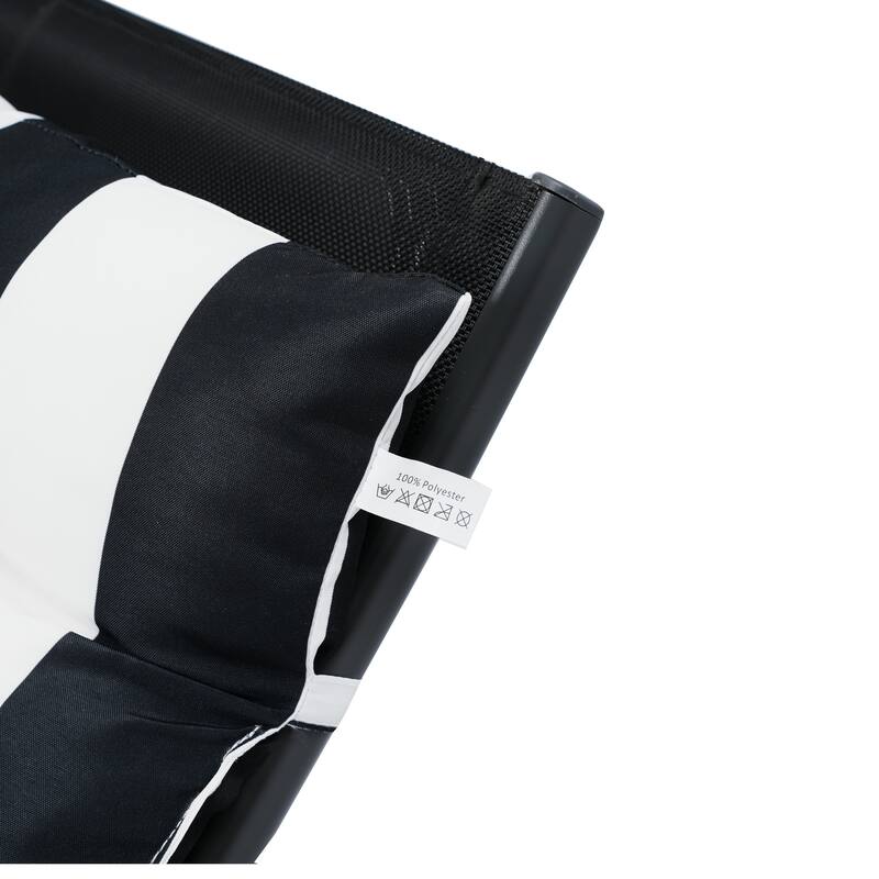 GDFStudio Arth Outdoor Chaise Lounge Cushion (Set of 2),ONLY CUSHIONS
