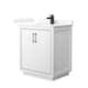 Option White / Giotto Quartz Top / Matte Black Hardware