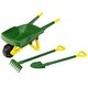 preview thumbnail 1 of 3, John Deere: Wheelbarrow Set - Green & Yellow - 3pc, Ages 3+